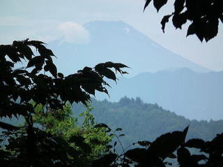 北高尾からの世界遺産富士の山