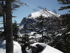 中山峠付近からみる東天狗岳