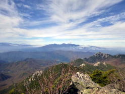 大日岩から見る絶景　八ヶ岳方面