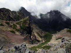 赤岳から阿弥陀岳